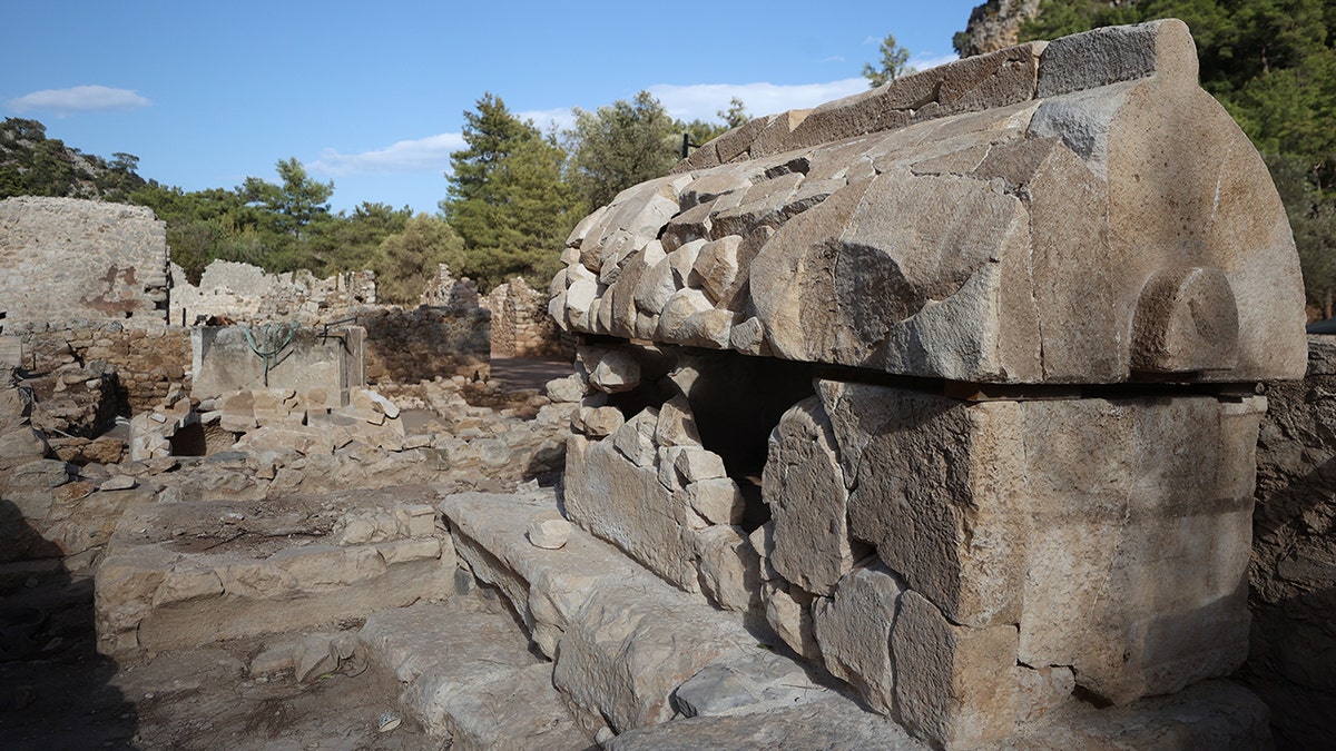 Ancient bishop's luxury bathhouse unearthed in Turkey by archaeologists 3 View of ancient bathouse structure