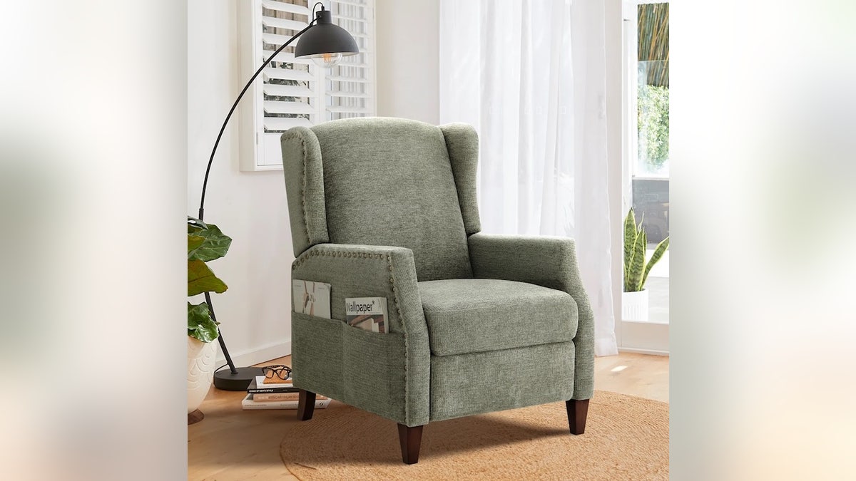 Kick back in this cozy recliner.