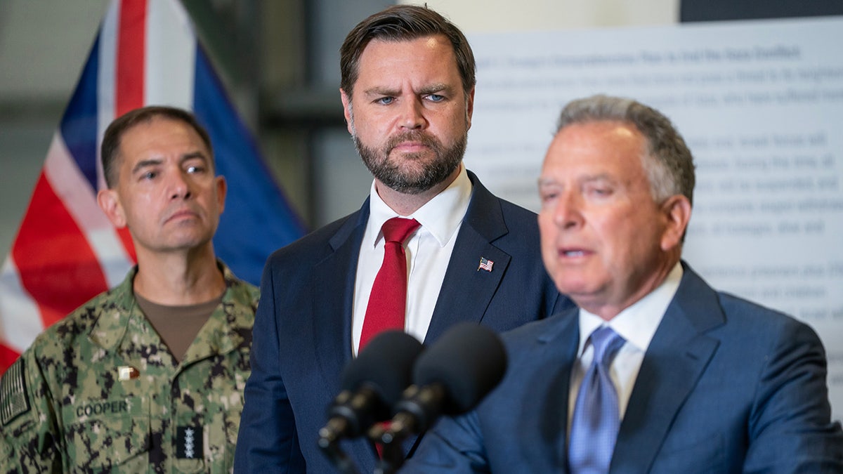 Vice President JD Vance, CENTCOM Adm. Brad Cooper and U.S. Special Envoy Steve Witkoff, in Israel, Oct. 21, 2015.