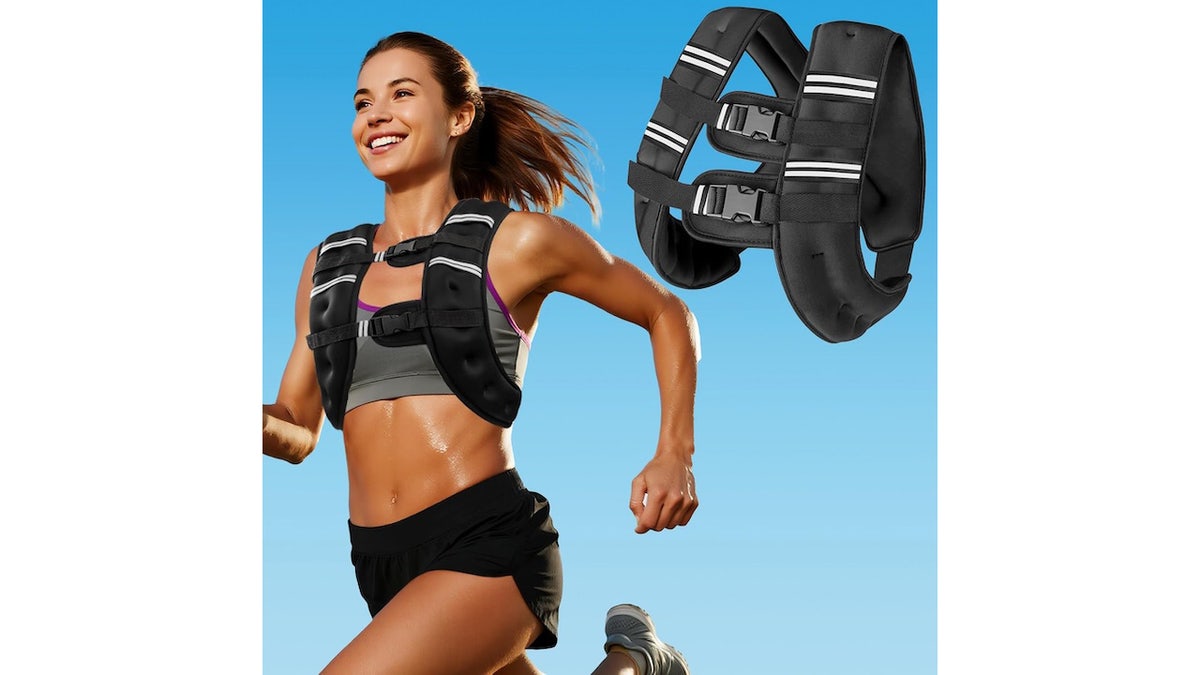 Boost the intensity of your walks or workouts with a weighted vest.