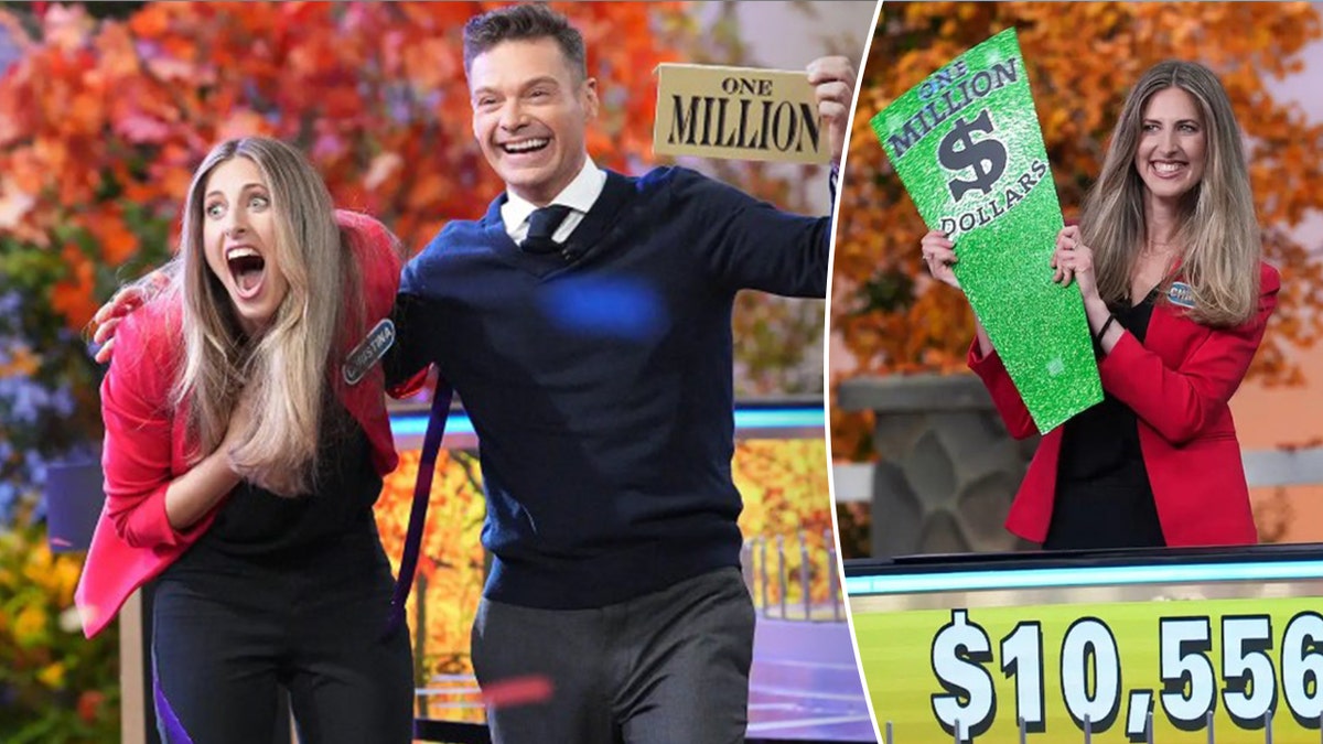 "Wheel of Fortune" contestant and Ryan Seacrest shocked when she wins million-dollar prize