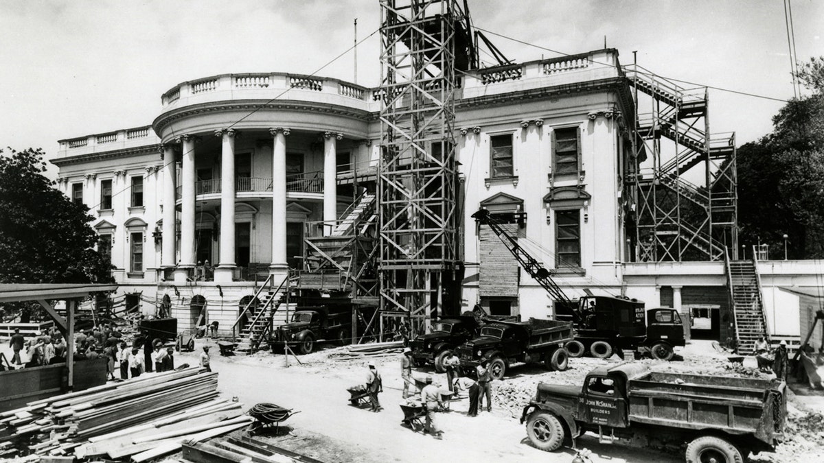 white-house-renovation-truman Maher Warns Trump's $300M White House Ballroom He's 'Not Leaving'
