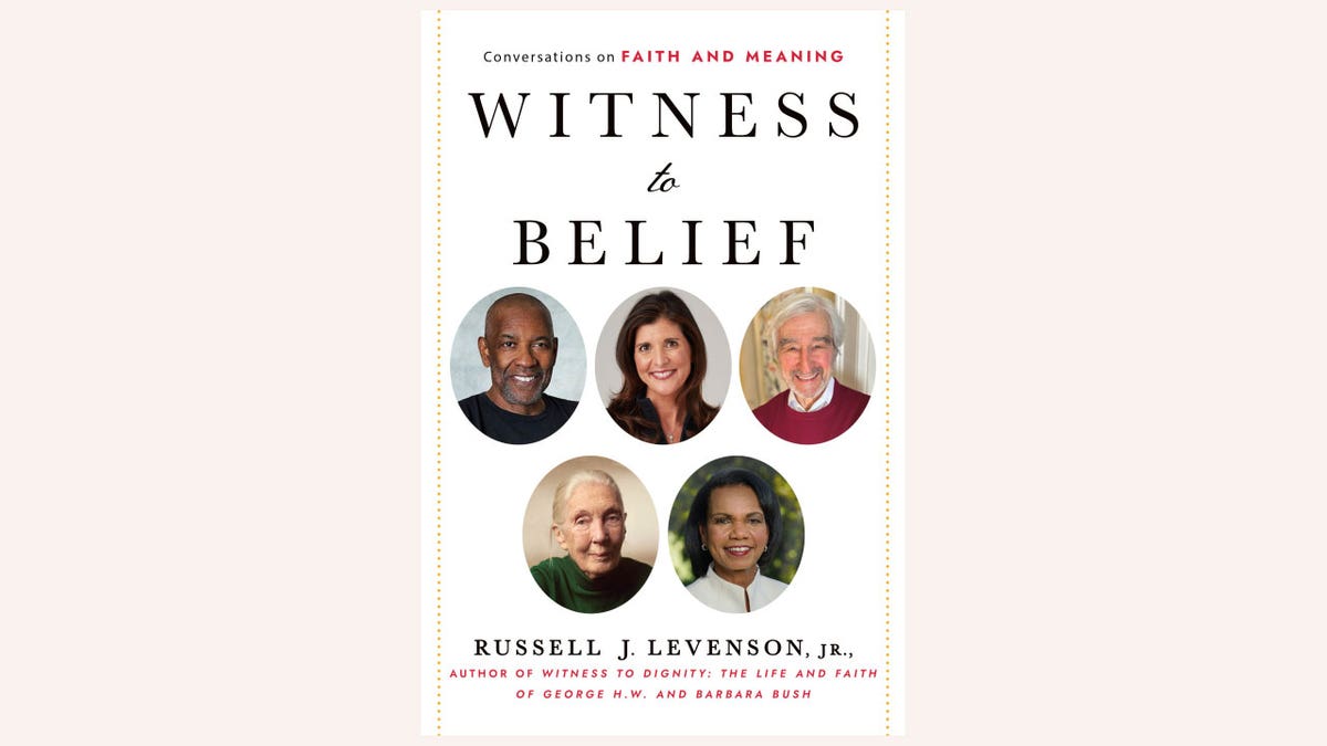 The book cover for "Witness to Belief" by Rev. Russell Levenson.