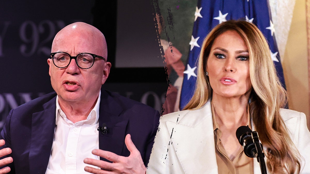 Author Michael Wolff and First Lady Melania Trump