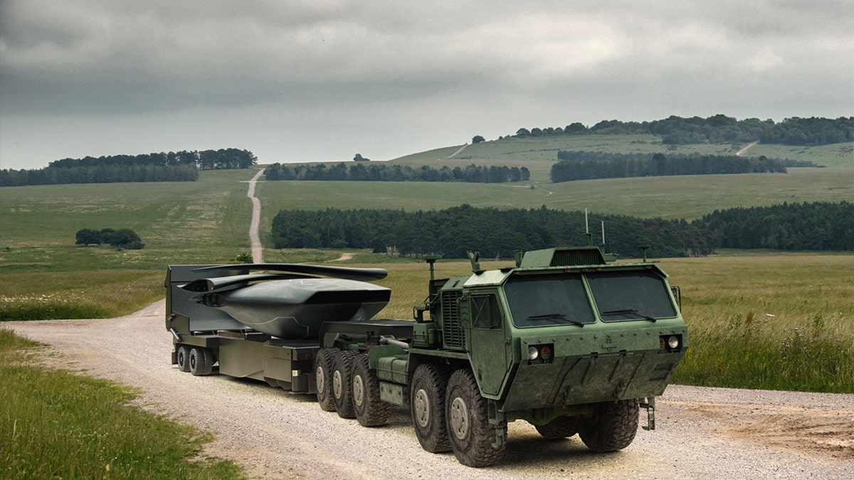 America’s ‘BAT’ man unveils tech built to outsmart a Chinese first strike 8 X-BAT attached to a truck