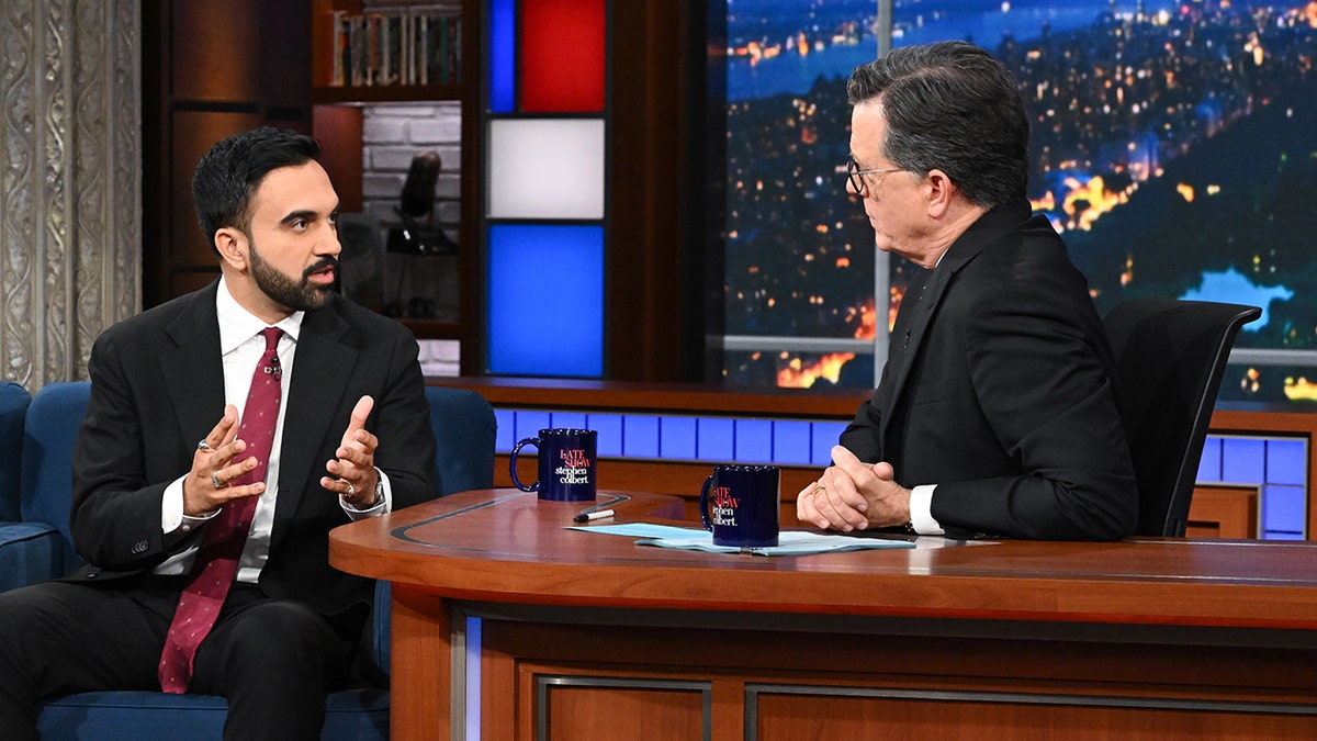 Zohran Mamdani appears on "The Late Show with Stephen Colbert"