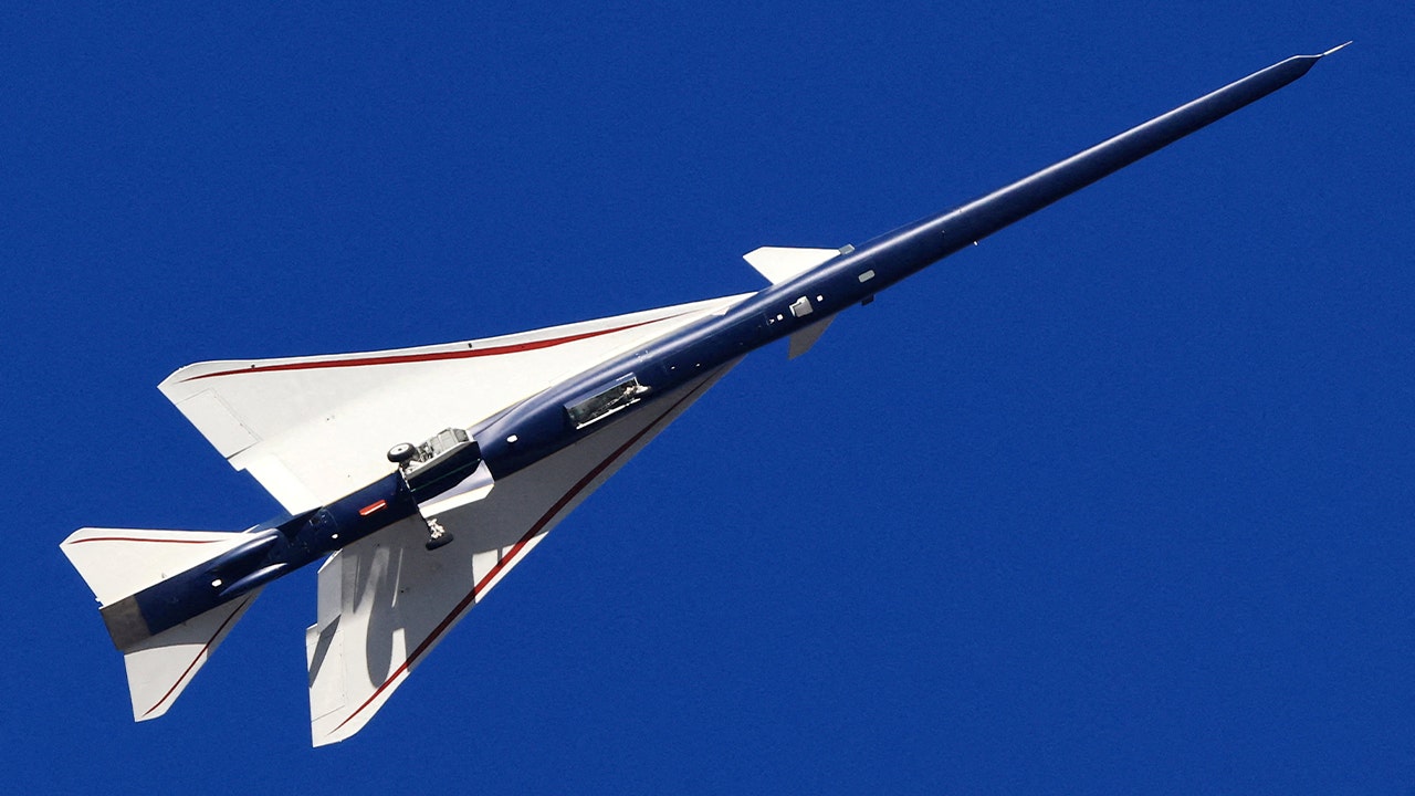 Quiet supersonic X-59 jet successfully completes first test flight