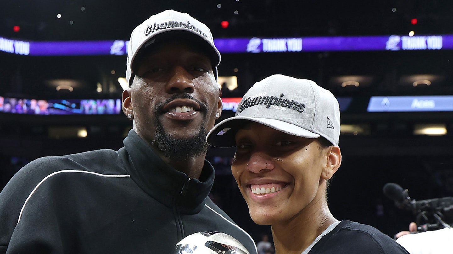 WNBA's A'ja Wilson shares heartfelt message for NBA star Bam Adebayo at Aces title celebration