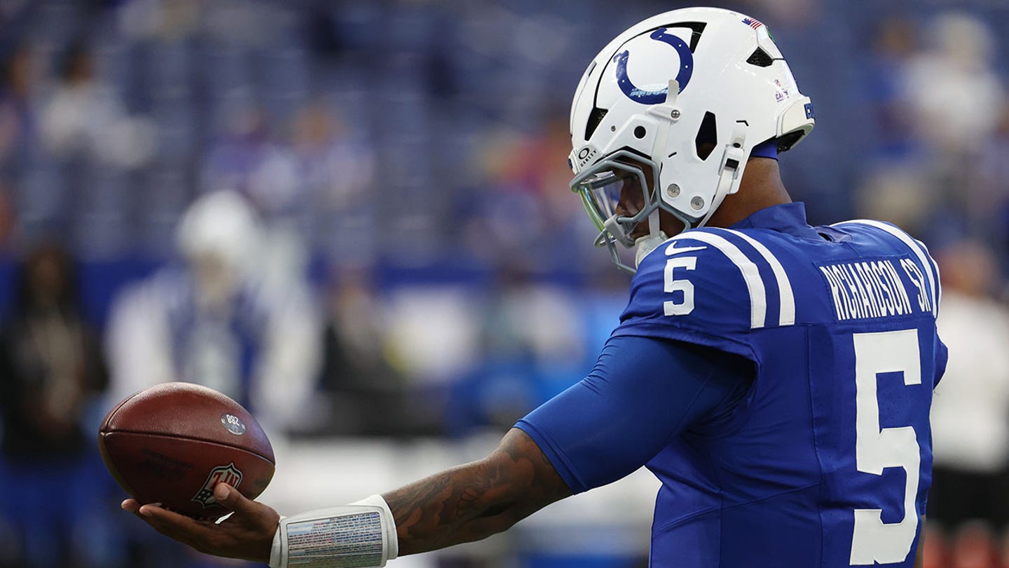 Colts' Anthony Richardson suffers freak eye injury before game vs Cardinals: report