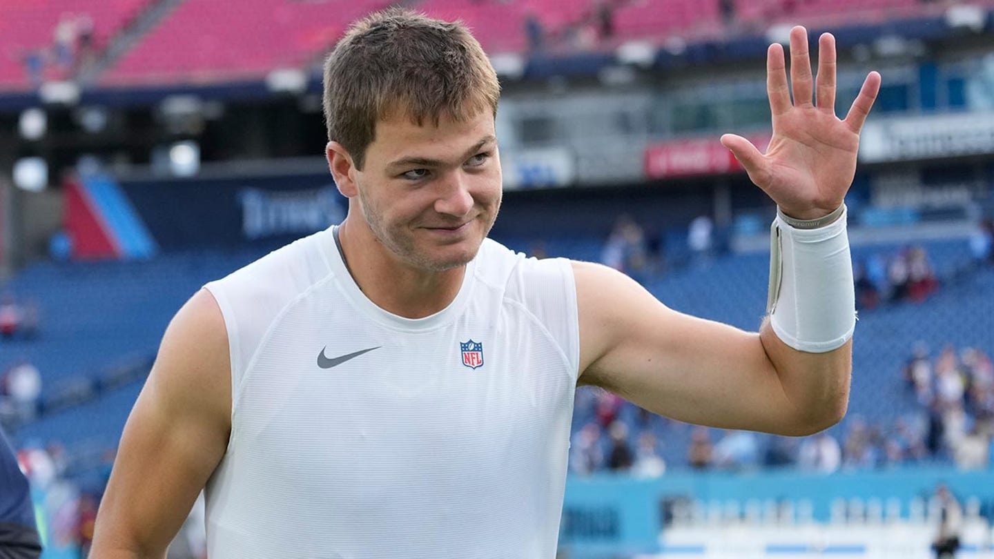 Patriots' Drake Maye matches Tom Brady feat in win over Titans