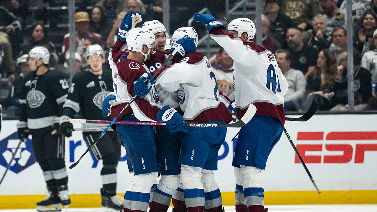 Avalanche's Josh Manson scraps with Kings' Jeff Malott following huge hit in NHL opener