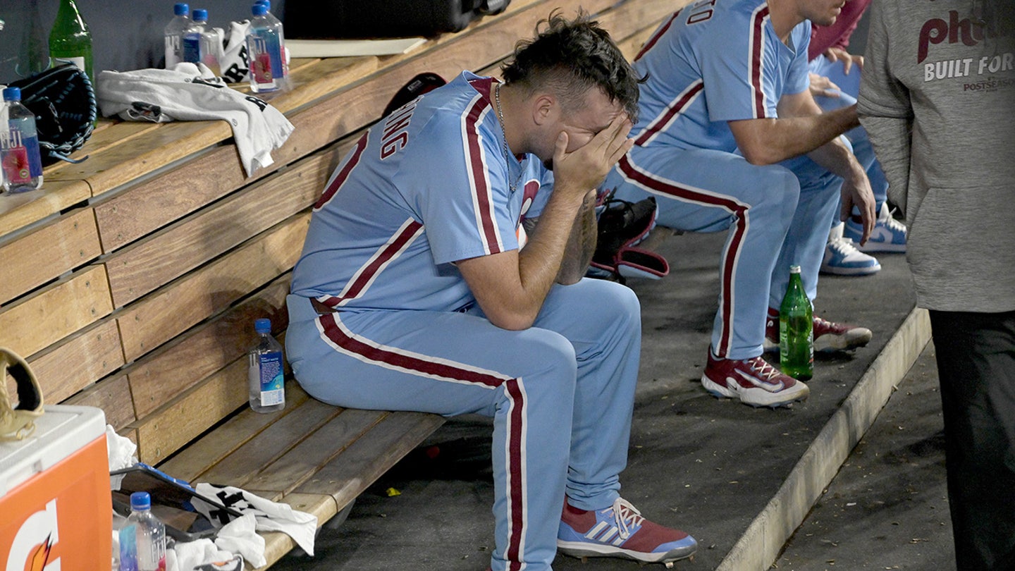 Phillies reliever calls his crushing season-ending error a 'horses--- throw'