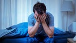 Anxious young man