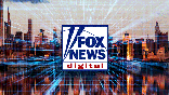 Fox Digital is number 1 cube rotating in from of new york city data illustration