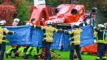 Newly elected German mayor Iris Stalzer is lifeflighted