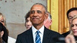 Trump grins during Trump inauguration