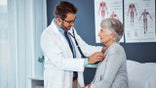 Older woman at doctor