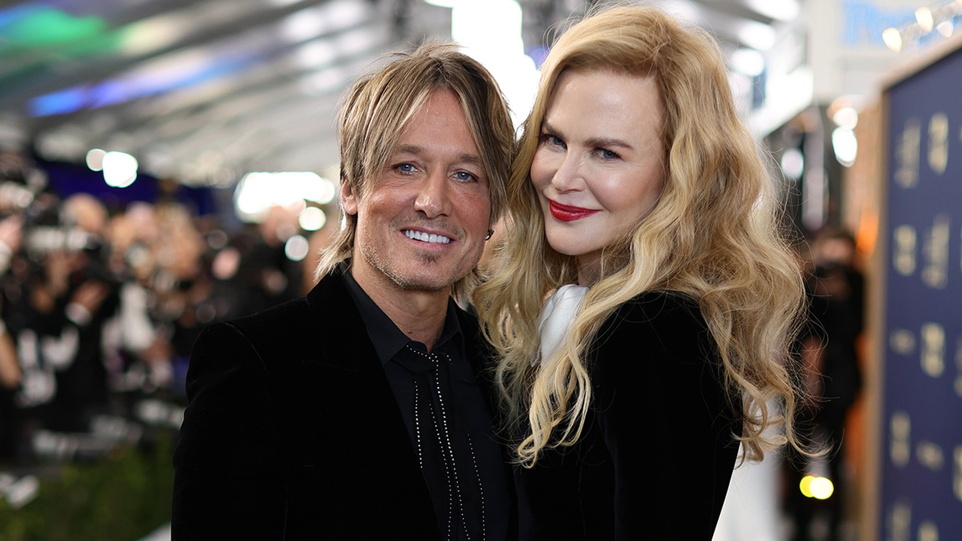 Nicole Kidman and Keith Urban at the SAG Awards in 2022.