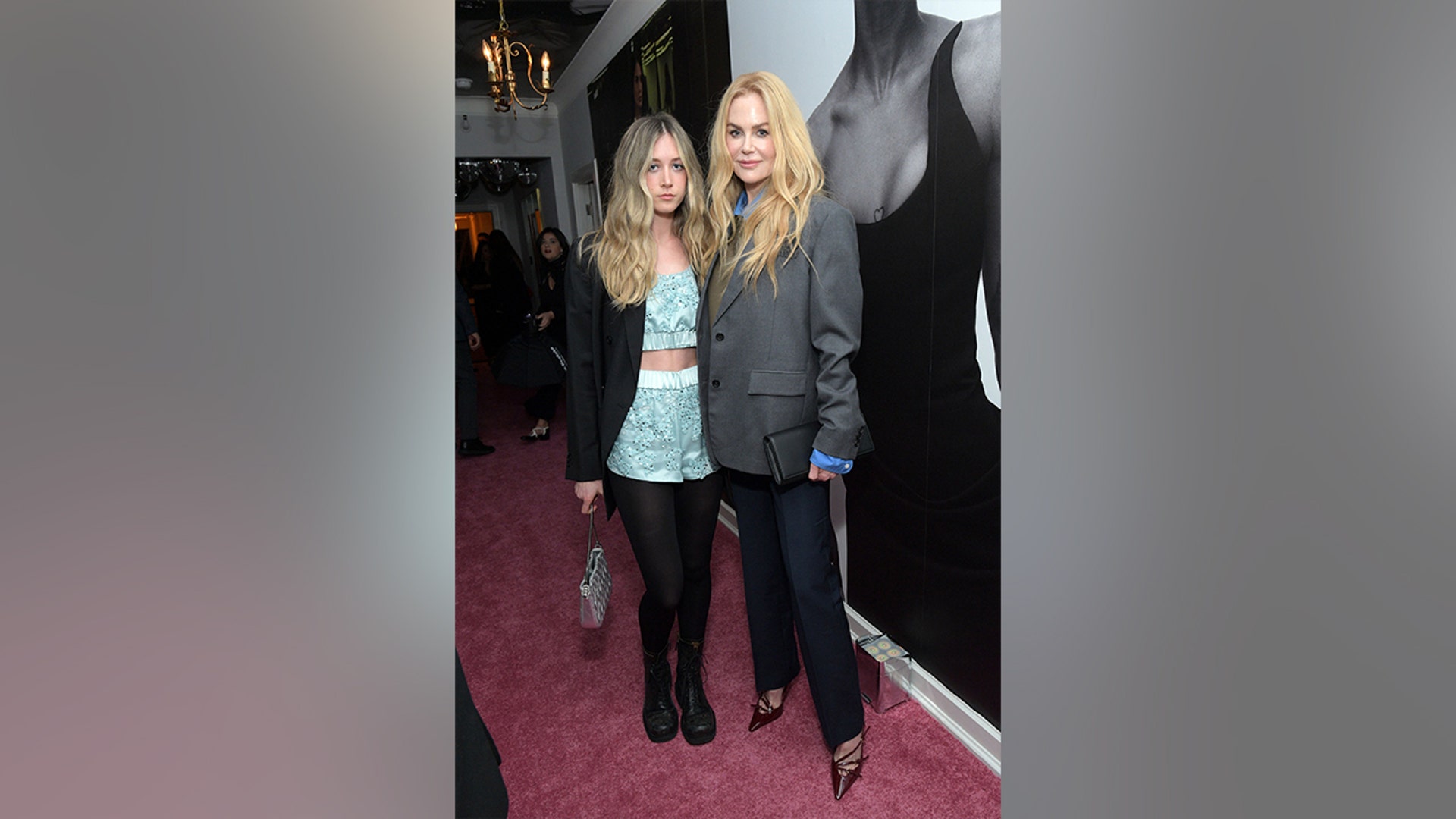 Nicole Kidman and daughter Sunday Rose at W Magazine's event in January 2025.