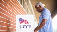 Over 62,000 election-named domains were tracked since September 2025, with some active storefronts copying campaign branding to collect donations.