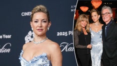 Kate Hudson reunites with Goldie Hawn and Kurt Russell at Beverly Hills event