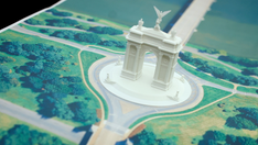 Trump reveals Arc de Triomphe-style monument for America’s 250th anniversary