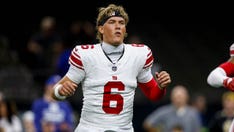 Jaxson Dart's mom draws spotlight during Giants' game against Saints