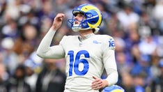 Rams kicker Joshua Karty's missed field goal makes loud doink off upright, sending NFL fans into frenzy