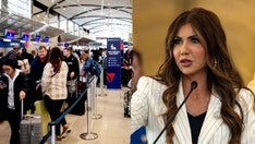 Noem airs clip blasting Democrats for government shutdown at every airport in America