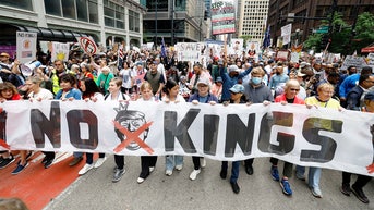 Woman's graphic move mocking Charlie Kirk goes viral at 'No Kings' protest - Fox News