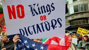 White House dismisses 'No Kings' protests with pithy two-word response - Fox News