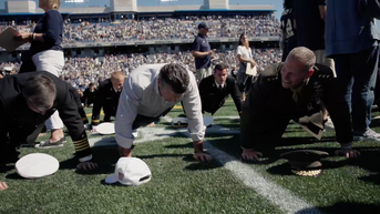 Hegseth leads record-breaking pushup event at Navy’s win over Air Force - Fox News