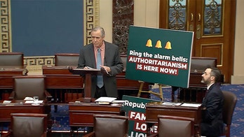 Dem senator rails against Trump admin in marathon overnight floor speech