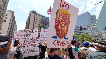 Trump reacts to 'No Kings' protests by saying 'I'm not a king, I work my ass off'