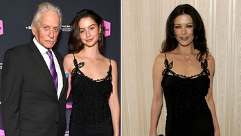 Catherine Zeta-Jones' daughter borrows her 20-year-old vintage dress for NYC gala
