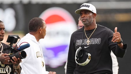 Deion Sanders seemingly stunned over potential fine for Colorado fans storming field after win
