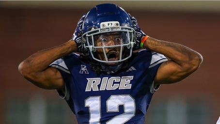 Rice cornerback ejected from game after punching player, pushing ref