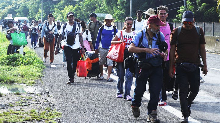DHS reacts as new migrant caravan marches ahead on journey to US-Mexico border - Fox News