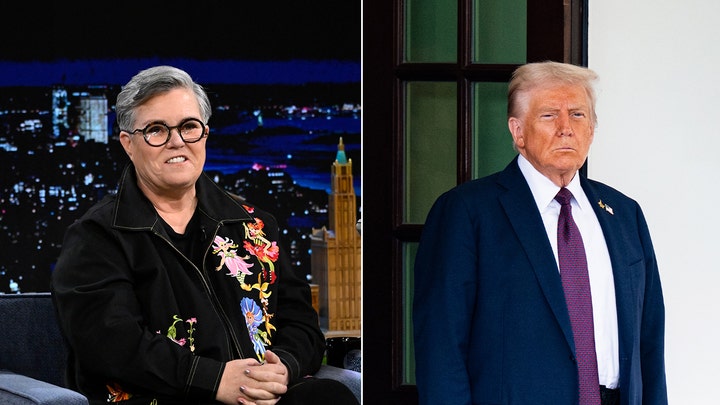 Trump pokes fun at Rosie O'Donnell after she flees US