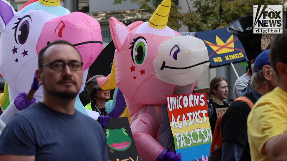 In Photos: Bernie Sanders, costumed demonstrators rally against Trump at No Kings Day protest  at george magazine
