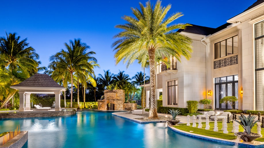 The backyard view of Mark Wahlberg's new home in Florida
