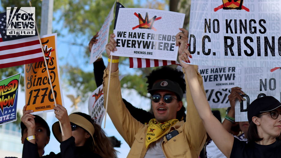 In Photos: Bernie Sanders, costumed demonstrators rally against Trump at No Kings Day protest  at george magazine