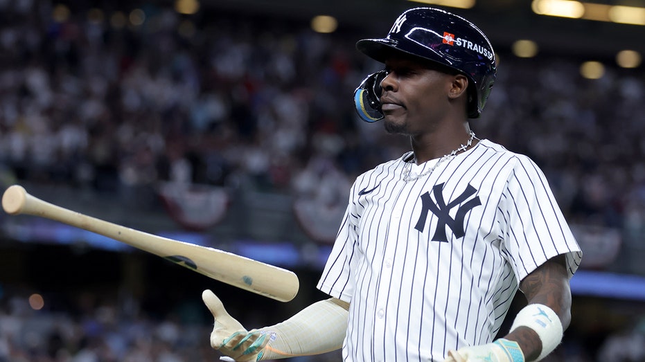 Yankees' Jazz Chisholm Jr gives reporters cold shoulder after controversial benching for postseason opener