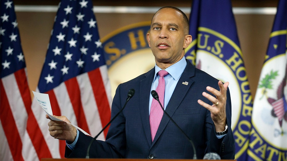 Jeffries calls Trump behavior 'unhinged' and 'unreasonable' when asked if he feels he can negotiate with him