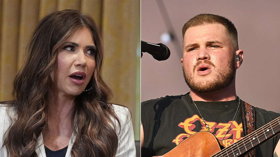 DHS head Kristi Noem rips country star Zach Bryan over his anti-ICE song lyrics