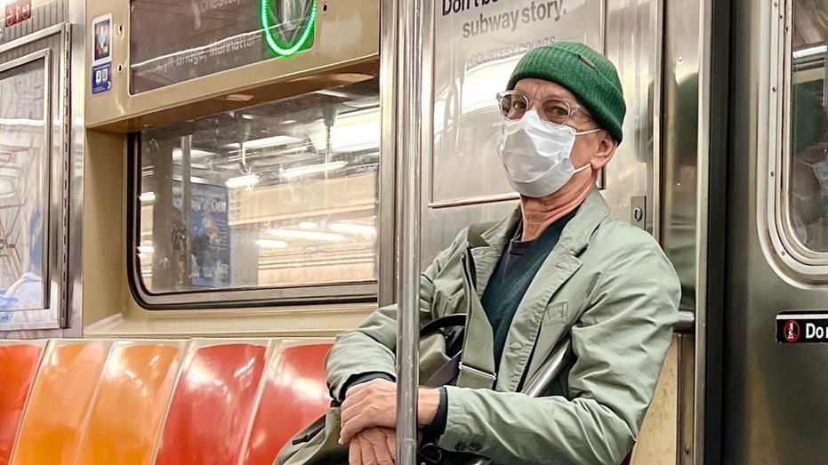 Tom Hanks goes incognito on NYC subway with mask and beanie during recent trip