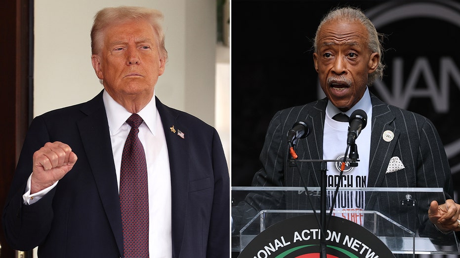 Trump mocks Al Sharpton with old photo of MSNBC host, calls on FCC to look into his show