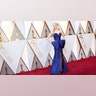 Nicole Kidman at the 2018 Academy Awards in a blue dress.