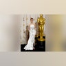 Nicole Kidman in a white dress at the Academy Awards in 2011.