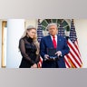 Trump and Erika Kirk at the White House.
